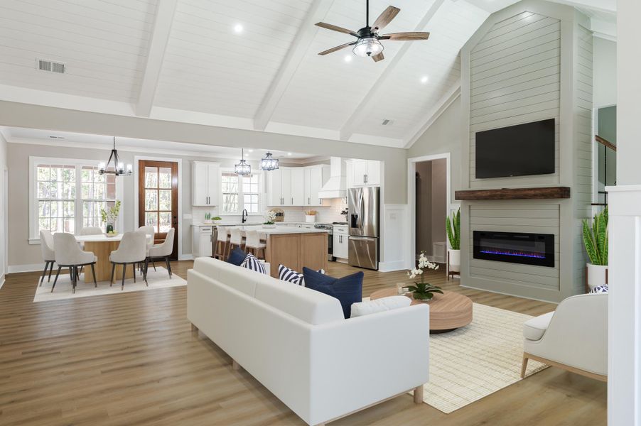 Furnished interior view inside a new home in , Walterboro (Image 5). Furnished interior view inside a new home in , Walterboro (Image 5).