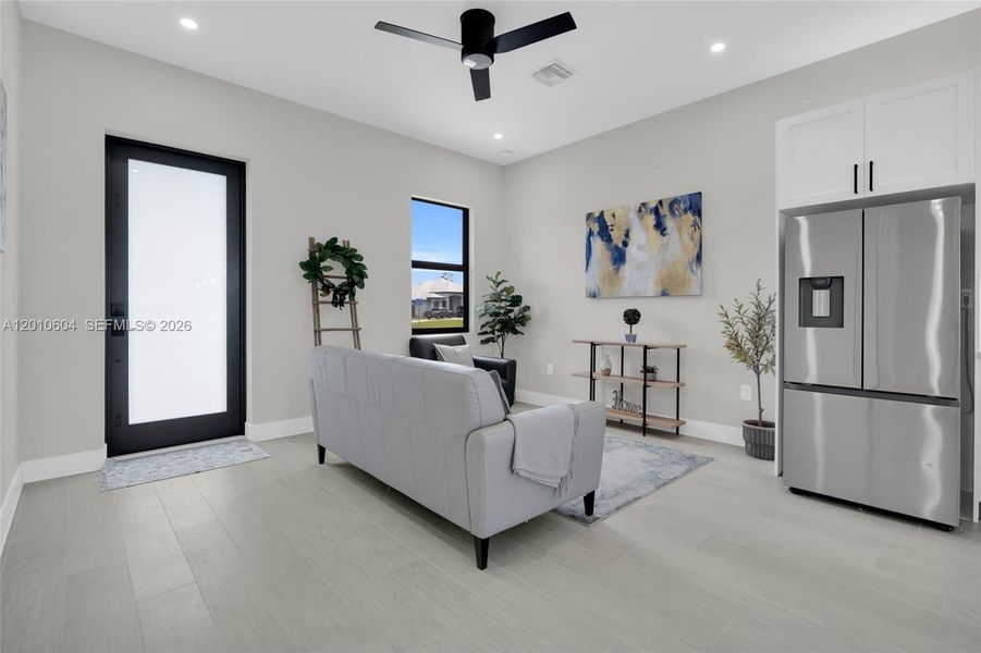 Furnished interior view inside a new home in , Lehigh Acres (Image 10).