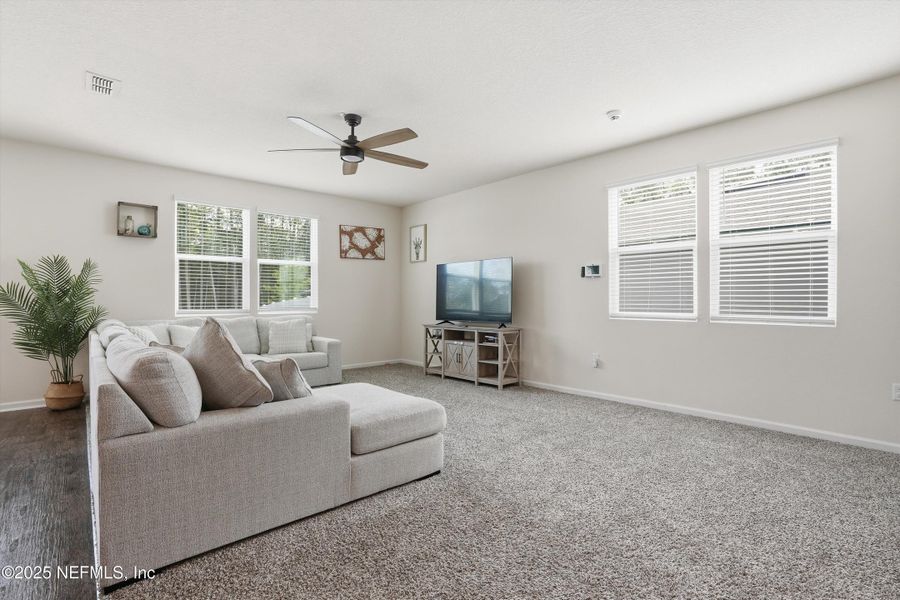 Furnished interior view inside a new home in Cross Creek Express, Green Cove Springs (Image 12). Furnished interior view inside a new home in Cross Creek Express, Green Cove Springs (Image 12).