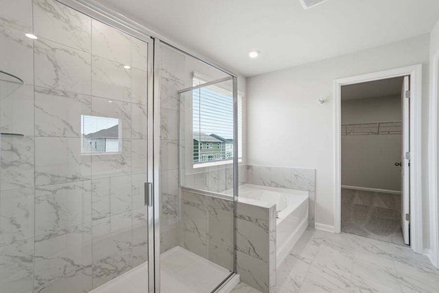 Furnished interior view inside a new home in Waxhaw Landing, Monroe (Image 8).