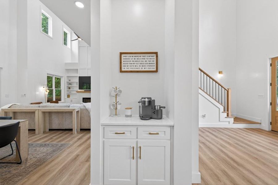 Furnished interior view inside a new home in , Buford (Image 54).