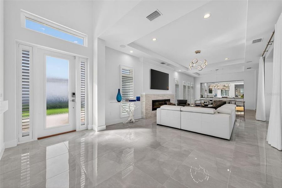 Furnished interior view inside a new home in Aqua Single Family Homes, Bradenton (Image 9).