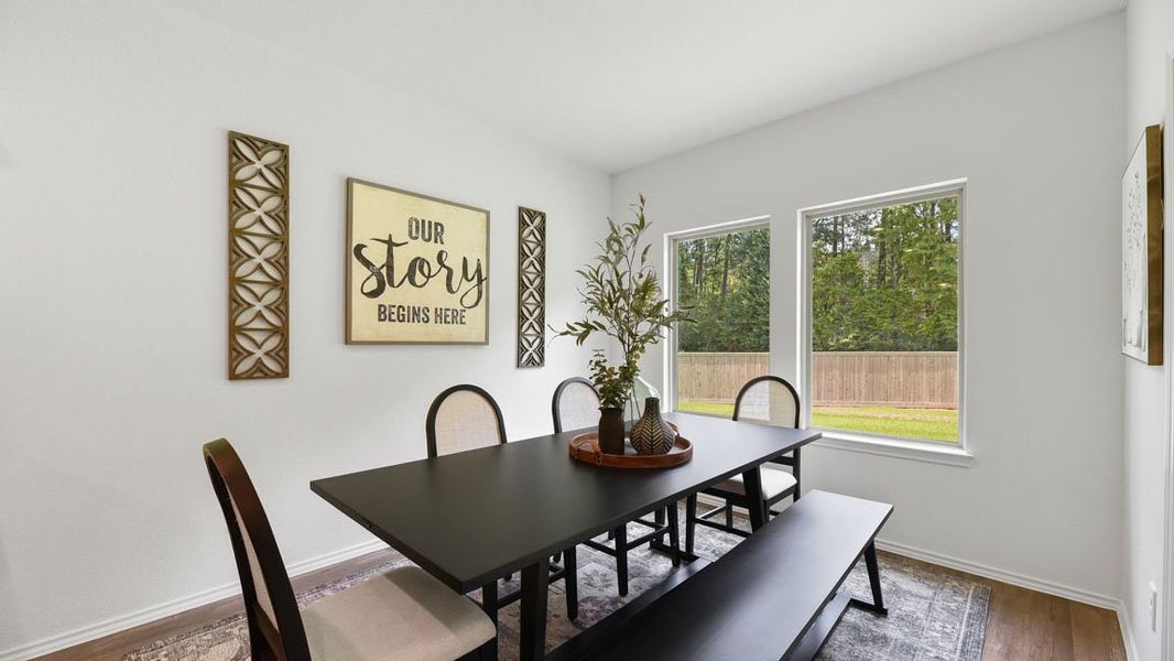 Furnished interior view inside a new home in Mill Creek, Magnolia (Image 14).