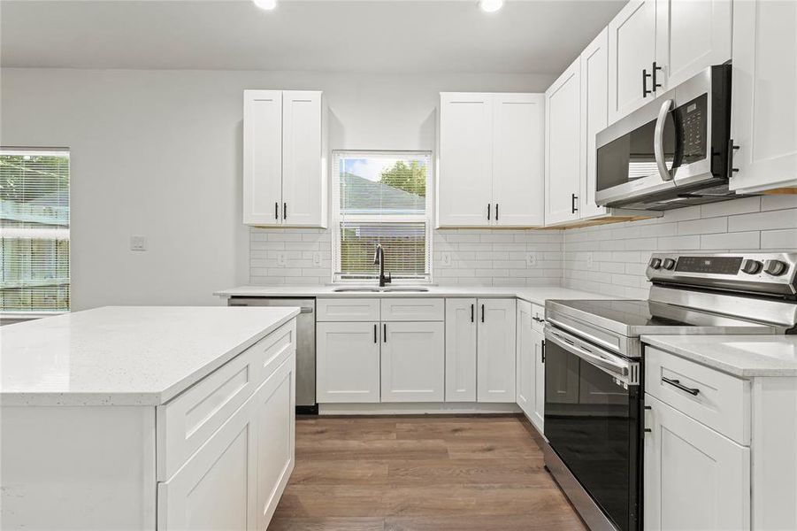 Furnished interior view inside a new home in , Dallas (Image 3).