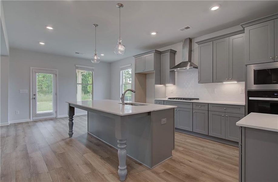 Furnished interior view inside a new home in Cambria at Traditions, Hampton (Image 6).