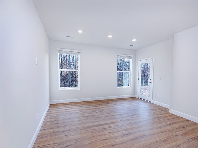 Representative unfurnished interior of a home built from the Hannah by Brookline Homes in The Terraces at Cramerton Mills, Gastonia (Image 7).
