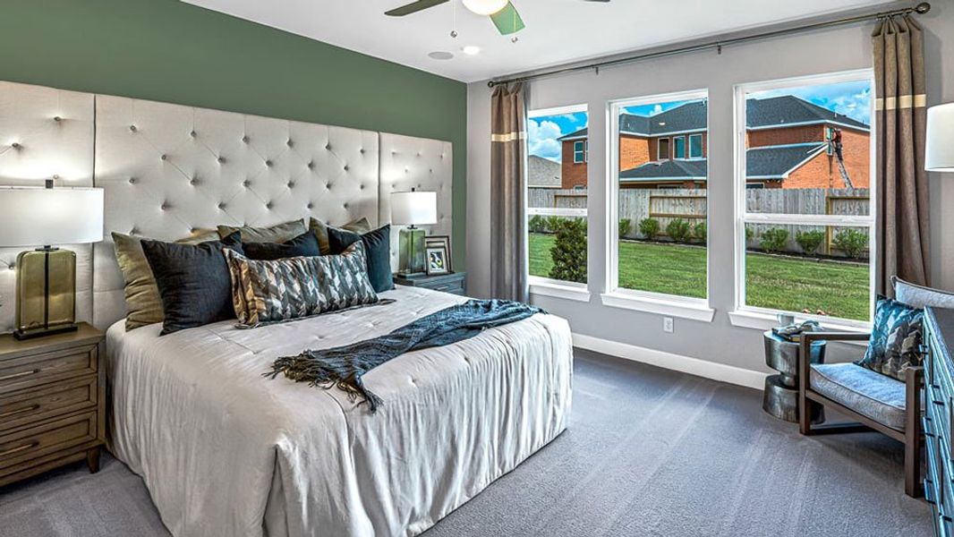 Furnished interior view inside a new home in Avalon at Cypress, Cypress (Image 3).