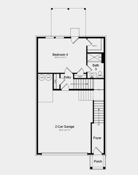 2D floor plan layout of this home in Auburn Glen, Dacula, GA (Image 3). 2D floor plan layout of this home in Auburn Glen, Dacula, GA (Image 3).