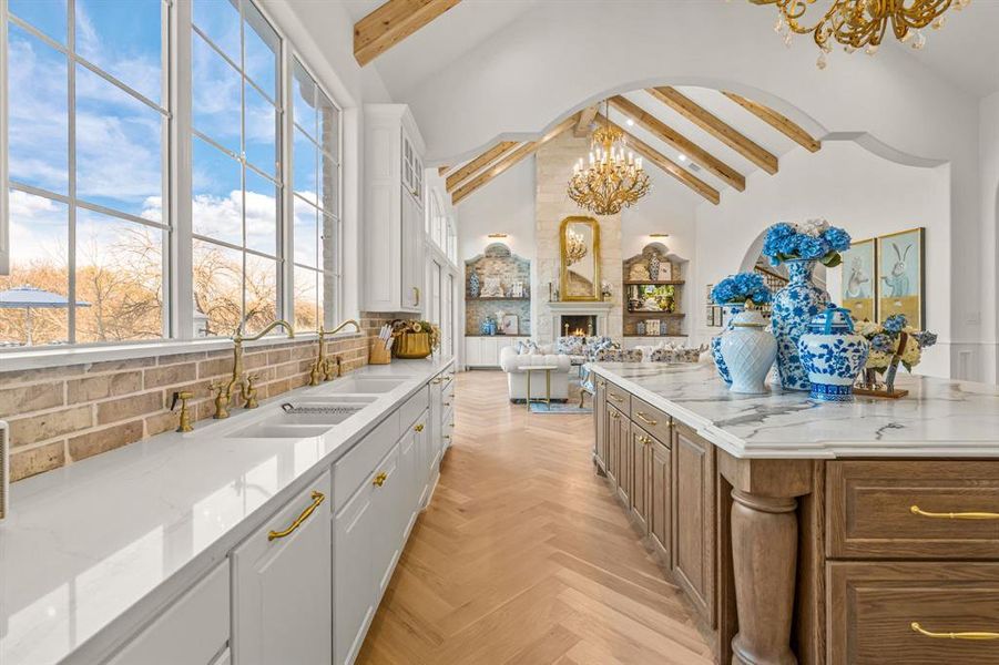 Furnished interior view inside a new home in , Aledo (Image 16).