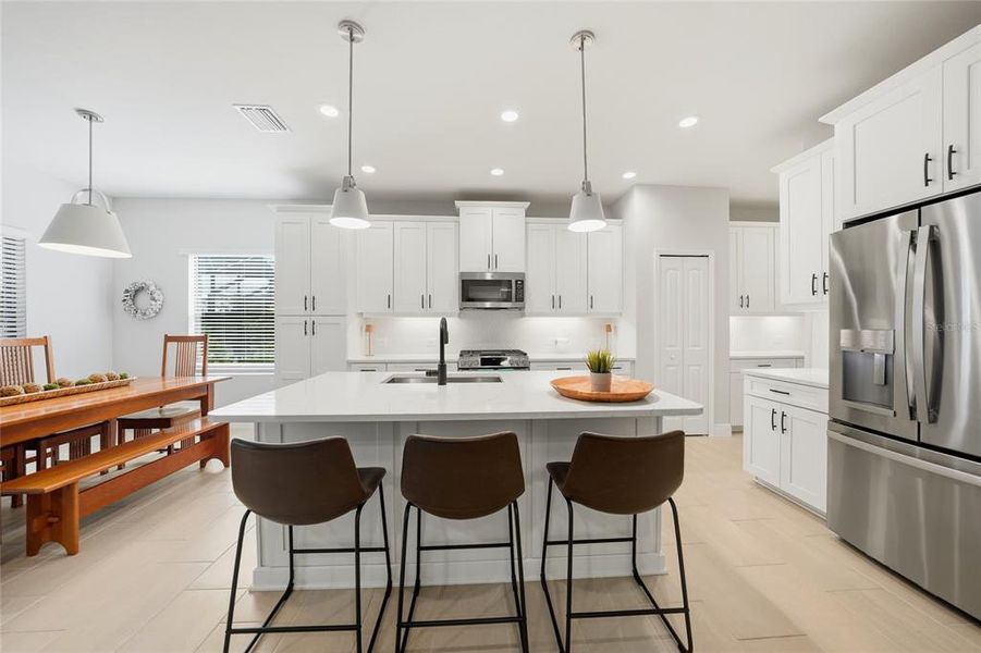 Furnished interior view inside a new home in , Englewood (Image 8).