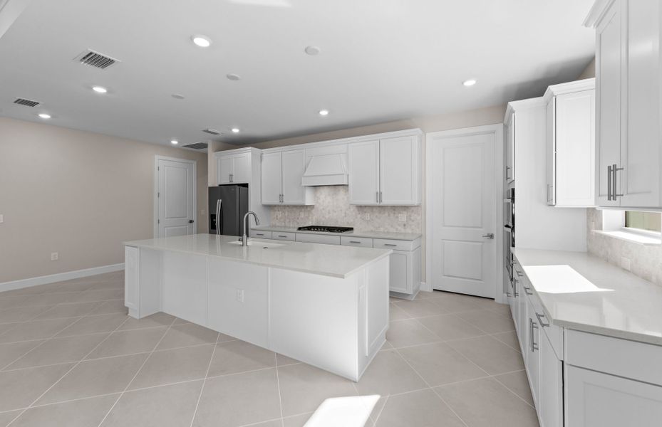 Furnished interior view inside a new home in Del Webb Oak Creek, North Fort Myers (Image 11).