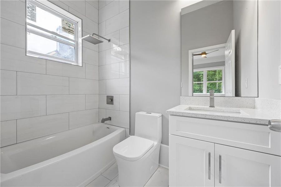 Furnished interior view inside a new home in , Fairburn (Image 16).