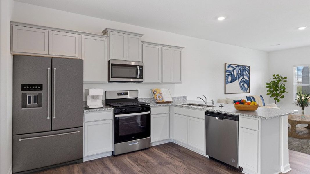 Representative furnished interior of a home built from the Glendale by D.R. Horton in Mary's Pointe, Clinton (Image 4).