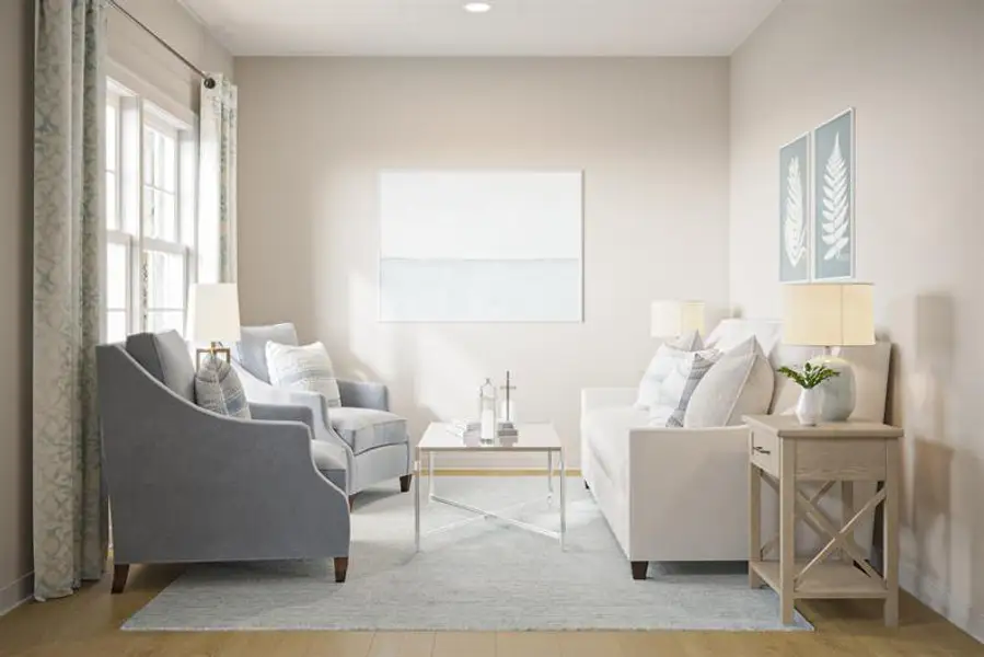 Representative furnished interior of a home built from the Anderson by Ryan Homes in Arden Woods Estates, Greenville (Image 7).