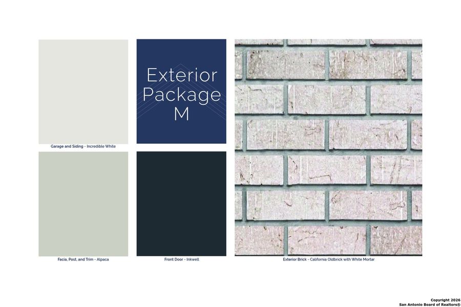 Sample of building materials used in homes in Jordan's Ranch, San Antonio (Image 17).