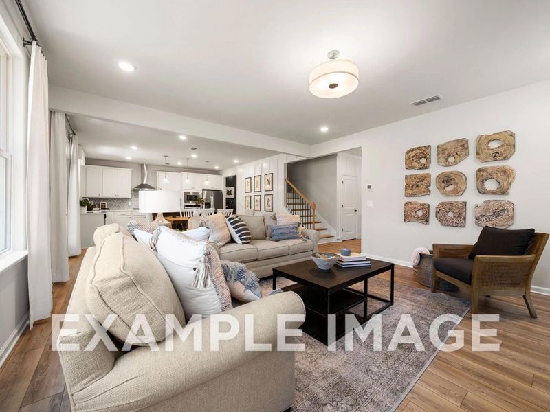 Representative furnished interior of a home built from the The Hickory B by Davidson Homes LLC in Melody Lakeside Estates, Buford (Image 14).