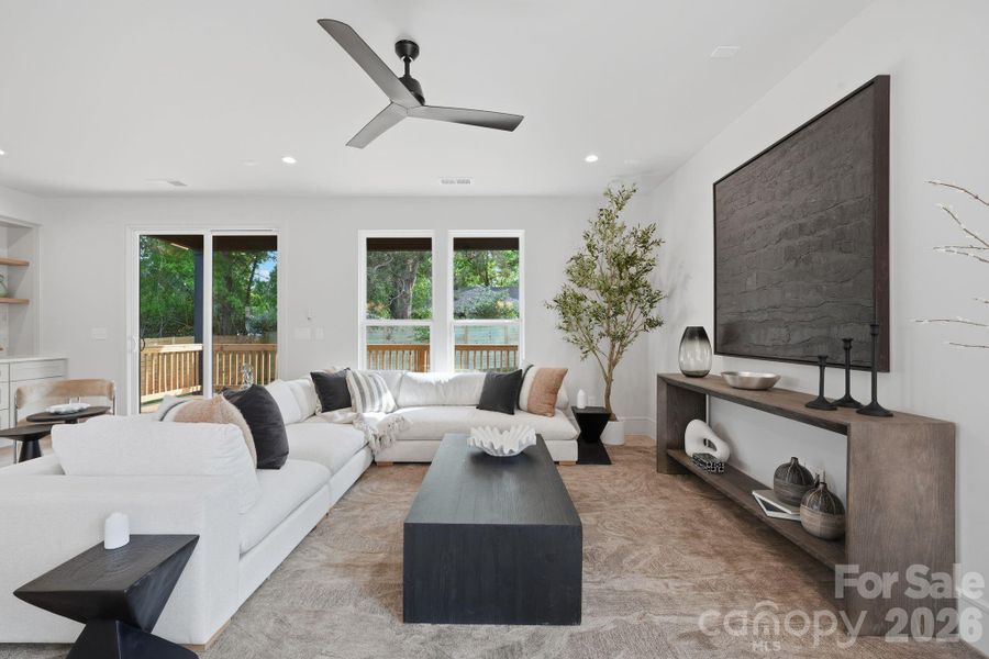 Furnished interior view inside a new home in , Charlotte (Image 43).