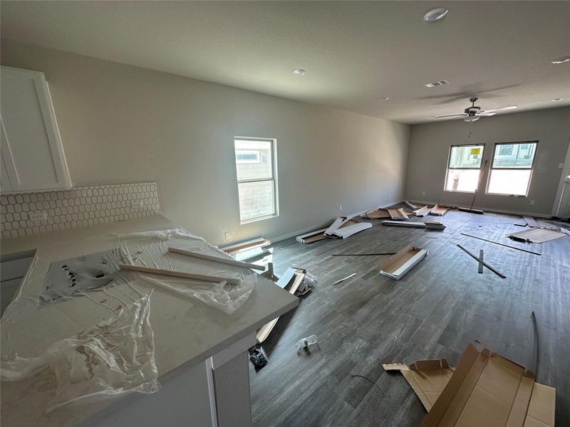 From Kitchen to Family Room From Kitchen to Family Room