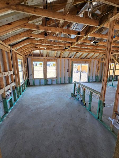 In-progress construction of a new home in Lexington Heights, Willis, TX (Image 5).