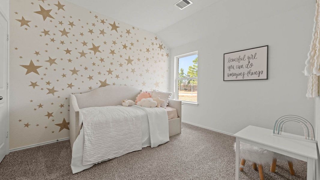 Furnished interior view inside a new home in Porters Mill, New Caney (Image 16).