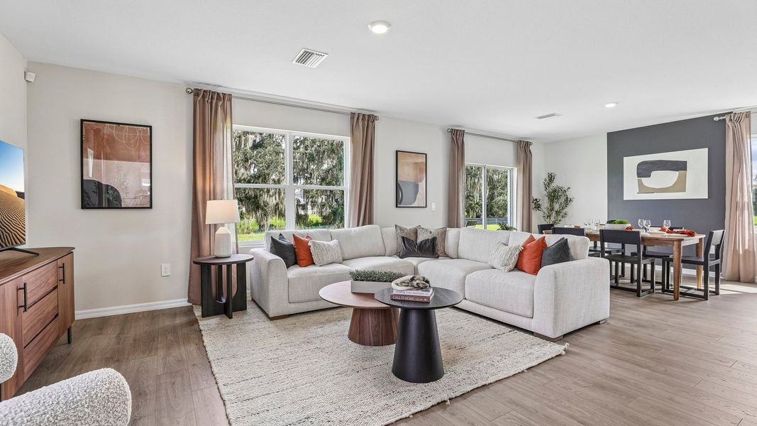 Furnished interior view inside a new home in Farm at Varrea, Plant City (Image 7).