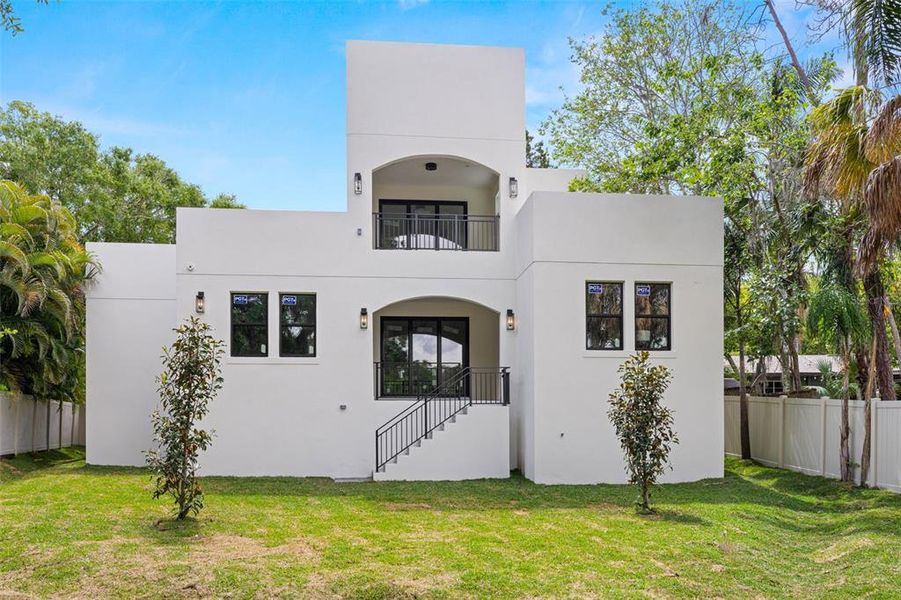 Front exterior of a new home in , Tampa, FL, highlighting curb appeal (Image 23).