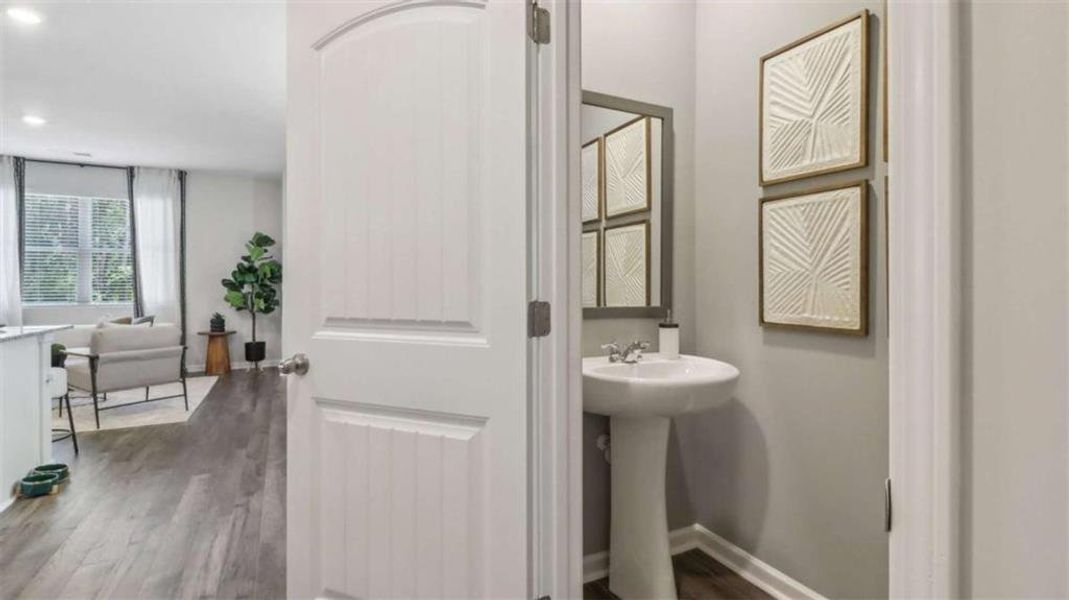 Furnished interior view inside a new home in Wellington Park, Lithonia (Image 40).