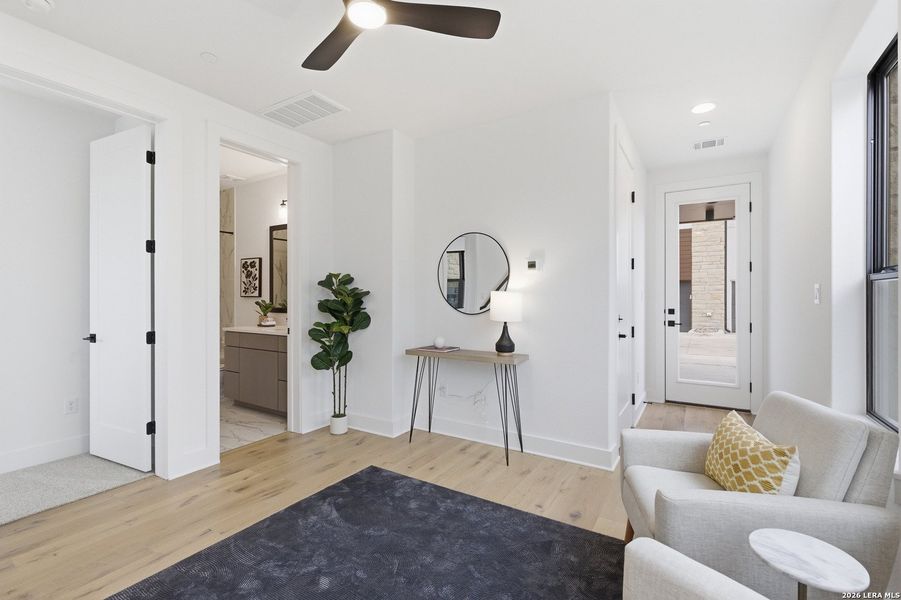 Furnished interior view inside a new home in , Austin (Image 41).