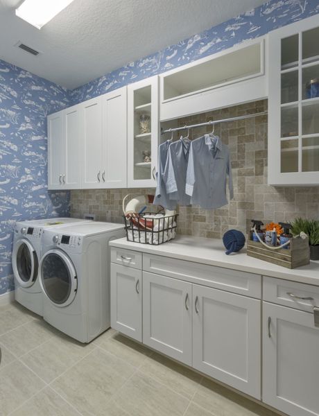 Furnished interior view inside a new home in Boca Royale Golf & Country Club at Wellen Park, Englewood (Image 12).