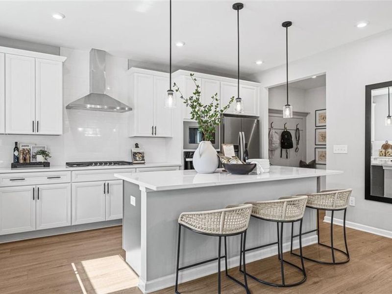 Furnished interior view inside a new home in Wehunt Meadows, Hoschton (Image 15).