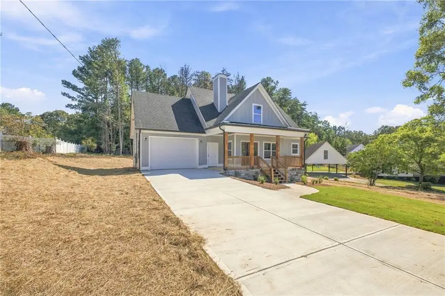 Front exterior of a new home in , Rockmart, GA, highlighting curb appeal (Image 2). Front exterior of a new home in , Rockmart, GA, highlighting curb appeal (Image 2).