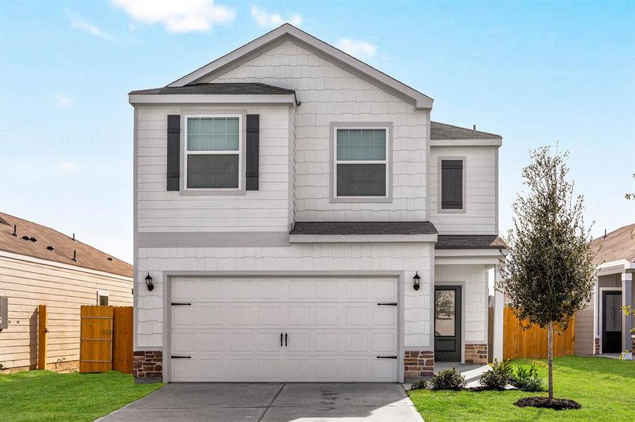 The welcoming exterior of the Mesquite floor plan.