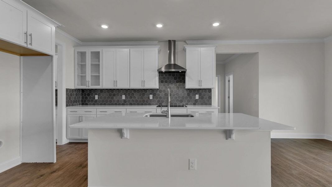 Furnished interior view inside a new home in Eagle Creek, Fuquay Varina (Image 6).