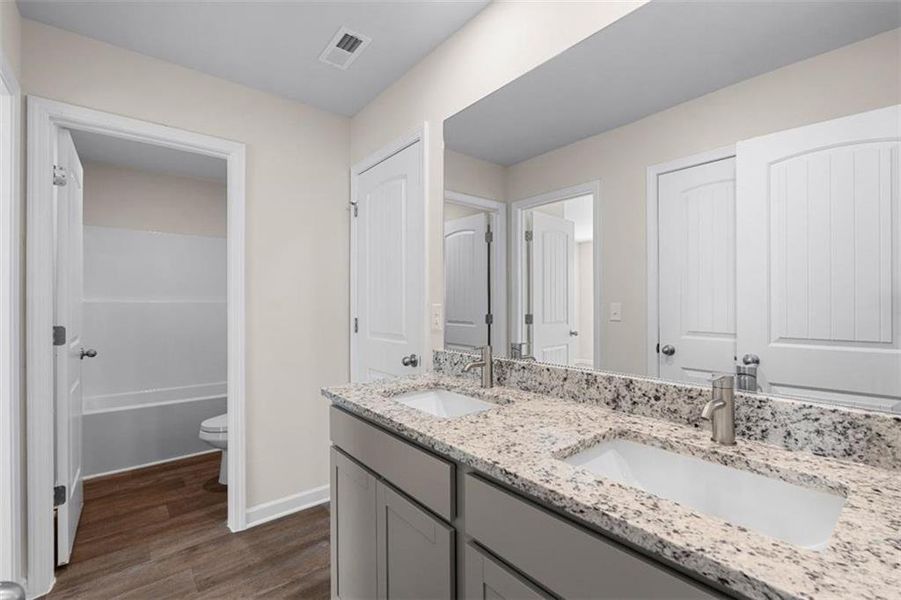 Furnished interior view inside a new home in , Covington (Image 9). Furnished interior view inside a new home in , Covington (Image 9).