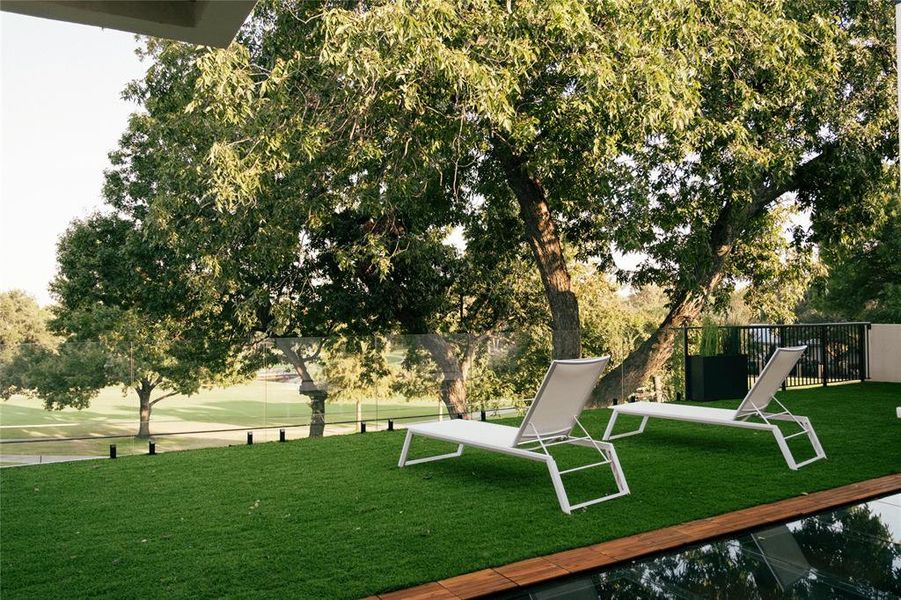 Exterior details and patio area of a home in , Dallas (Image 30).