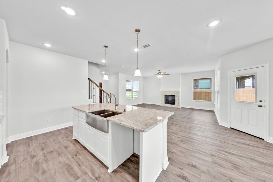 Furnished interior view inside a new home in Summerwood, Red Oak (Image 10). Furnished interior view inside a new home in Summerwood, Red Oak (Image 10).