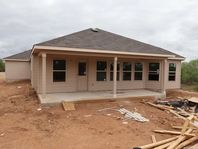 In-progress construction of a new home in Chaparral Ranch, Floresville, TX (Image 20).