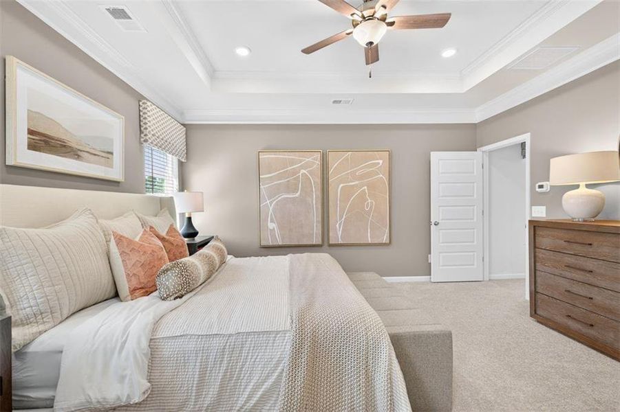 Furnished interior view inside a new home in North Haven, Rome (Image 25).