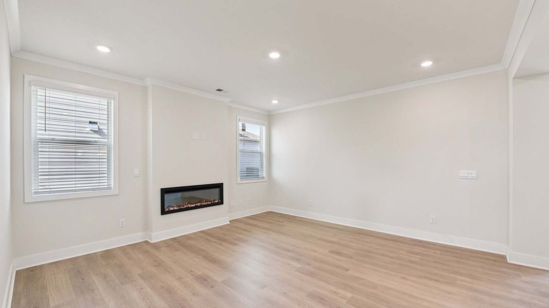 Spacious, unfurnished interior of a new home in Oak Grove Hill, Huntersville (Image 26). Spacious, unfurnished interior of a new home in Oak Grove Hill, Huntersville (Image 26).