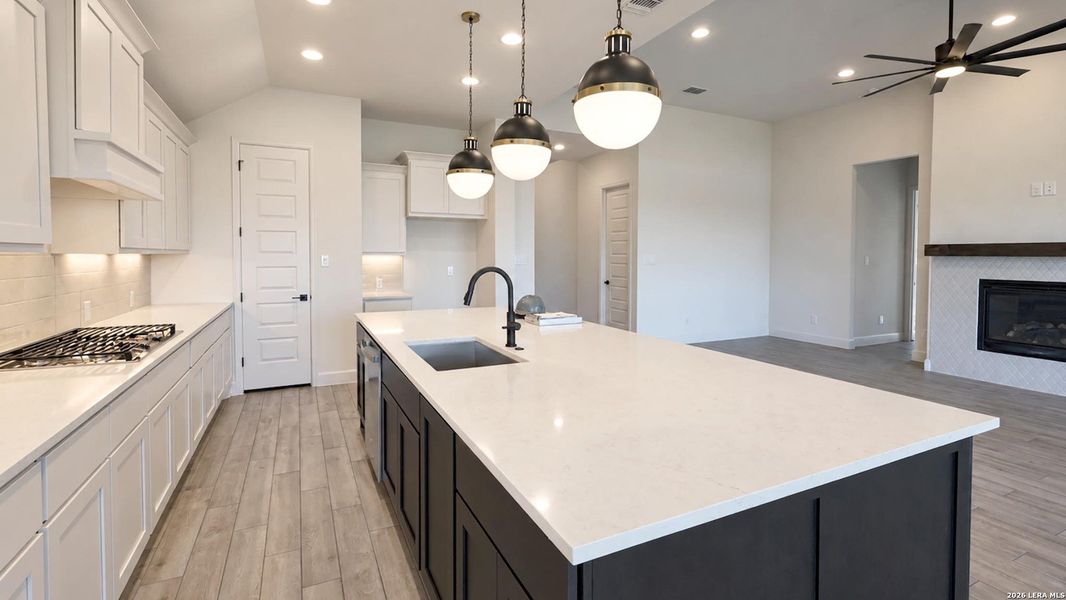 Furnished interior view inside a new home in Windborne, Schertz (Image 7).
