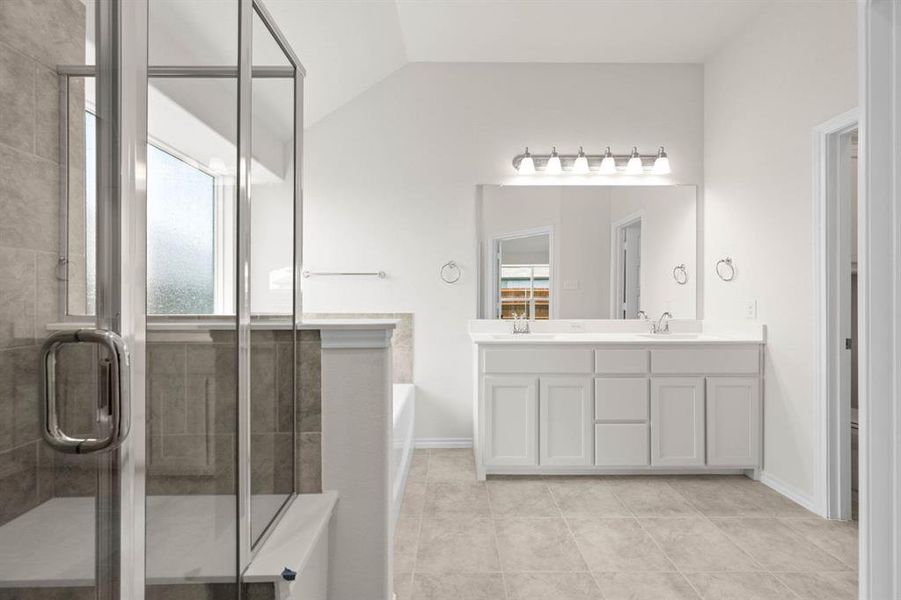 Furnished interior view inside a new home in Summer Crest, Crowley (Image 7).