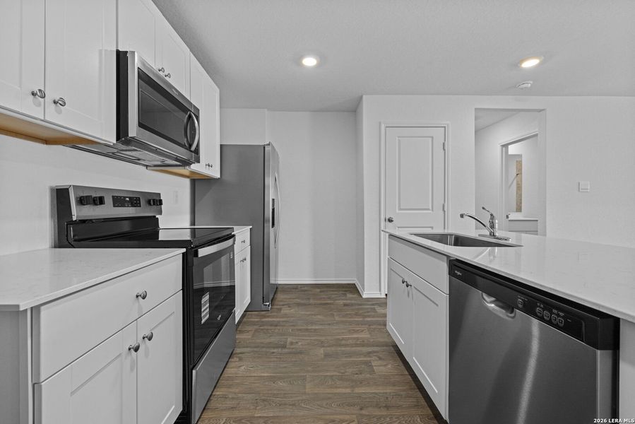 Furnished interior view inside a new home in Stonehill, San Antonio (Image 6).