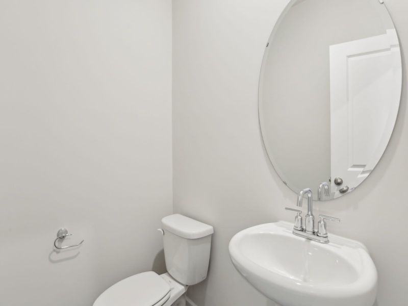 Secondary bathroom in the Dakota floorplan at 199 White Birch Lane.