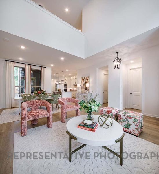 Furnished interior view inside a new home in Woodforest, Montgomery (Image 7).