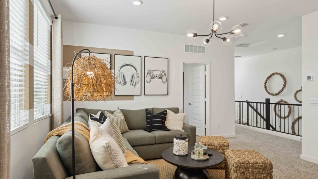 Representative furnished interior of a home built from the Ibis by D.R. Horton in Del Rio Ranch, Avondale (Image 26).