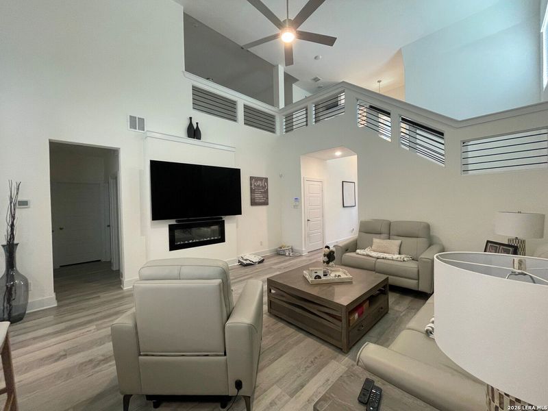 Furnished interior view inside a new home in Hunters Ranch, San Antonio (Image 8).