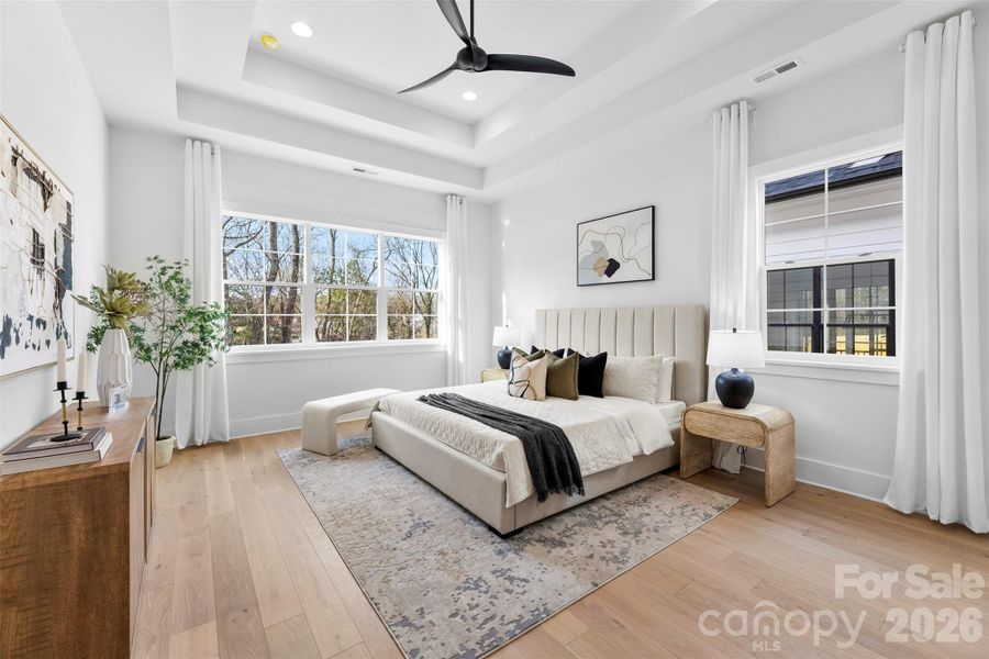 Furnished interior view inside a new home in , Charlotte (Image 8).