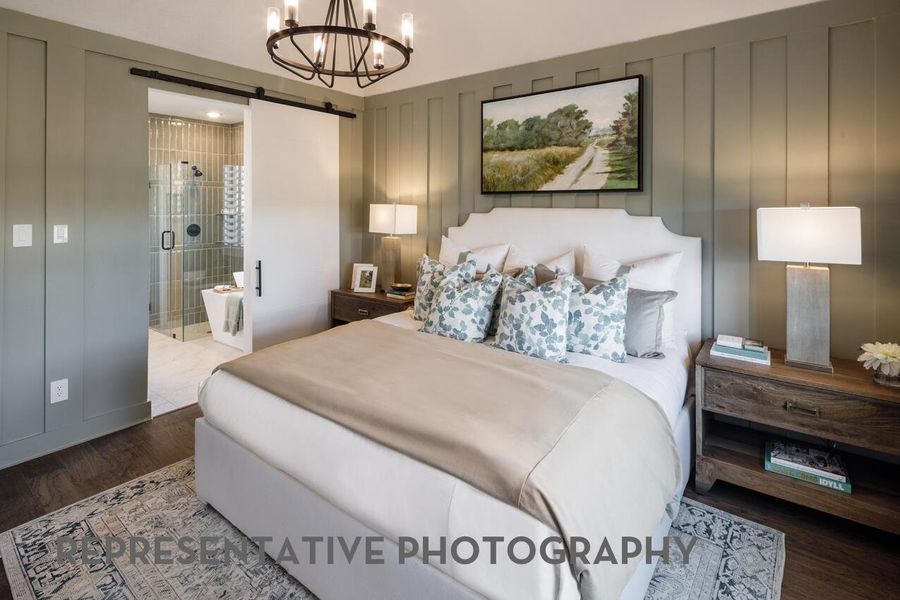 Furnished interior view inside a new home in Easton Park, Austin (Image 15).