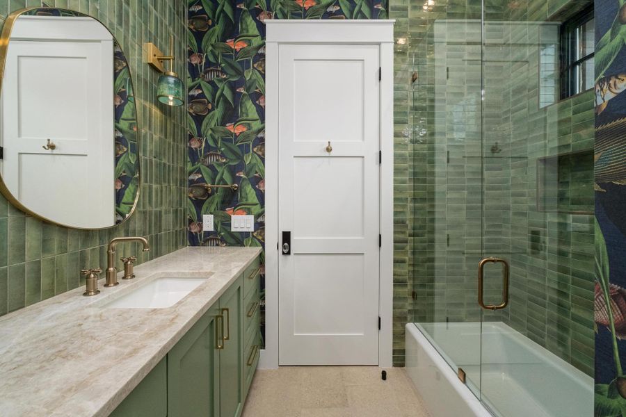 Furnished interior view inside a new home in , Dripping Springs (Image 10).