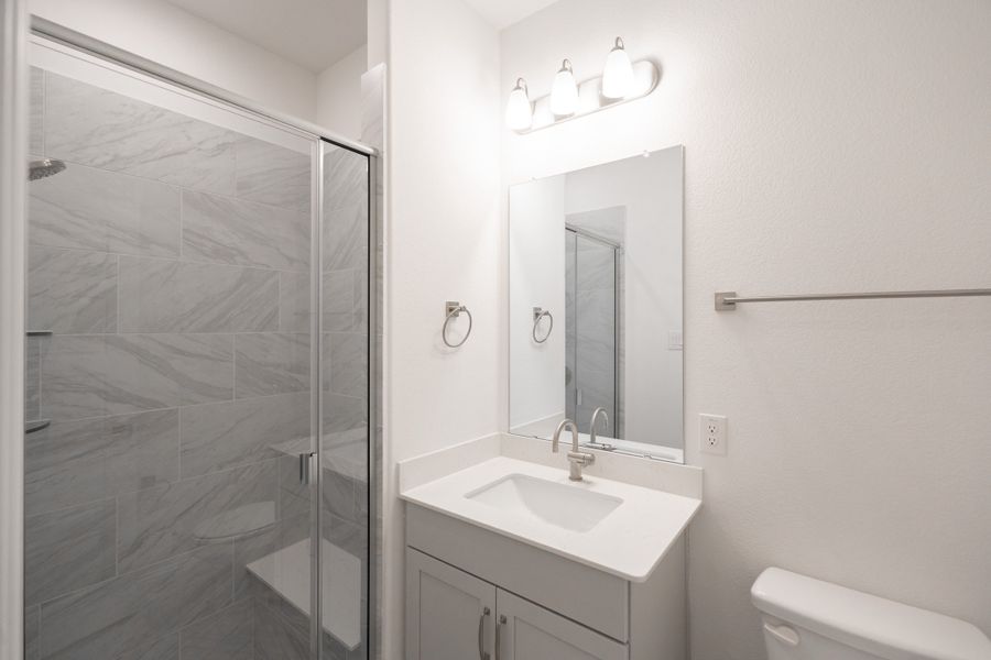 Furnished interior view inside a new home in Valencia on the Lake, Little Elm (Image 10).